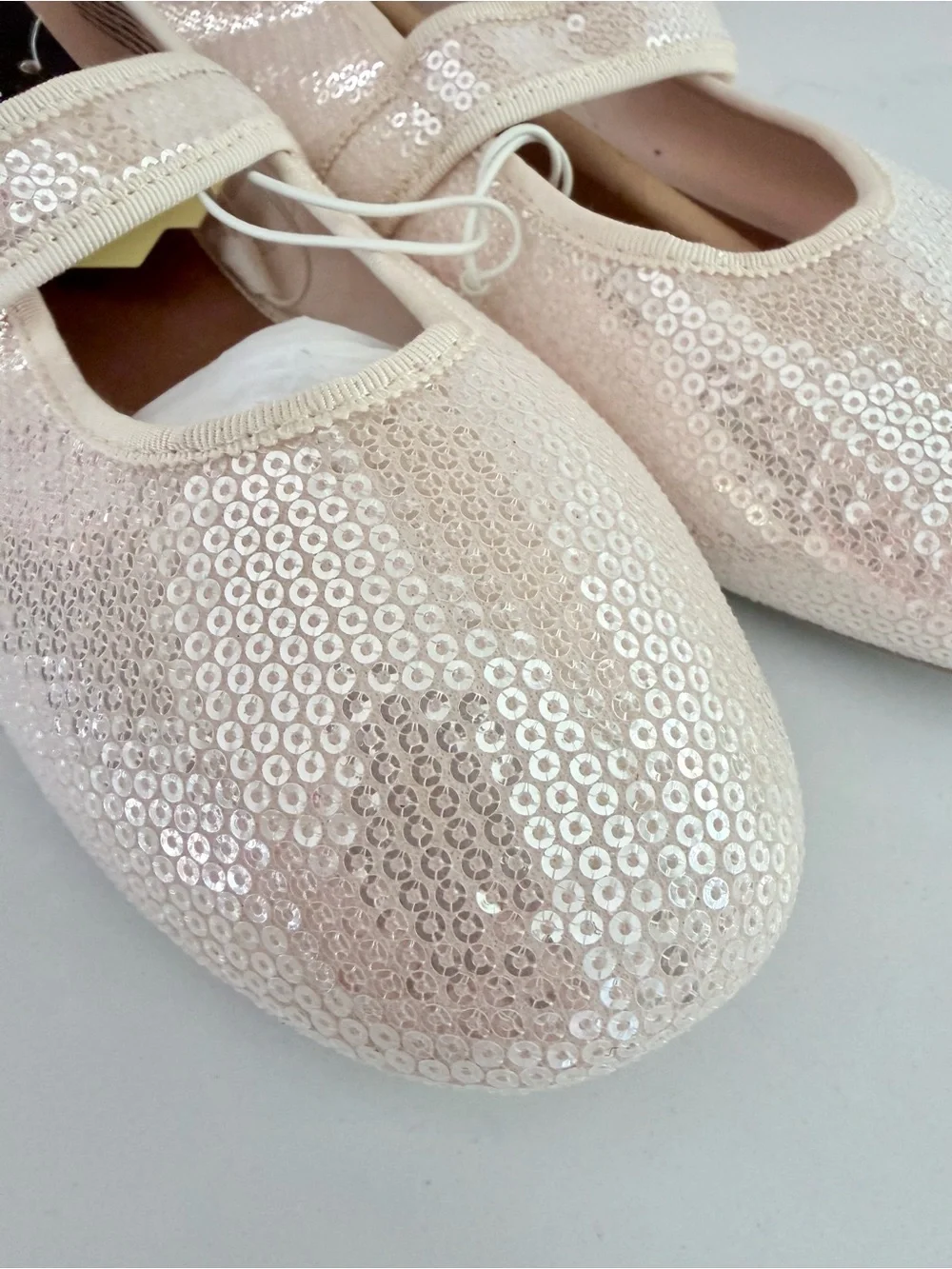 art class Pink Sequin Mary Jane Flats